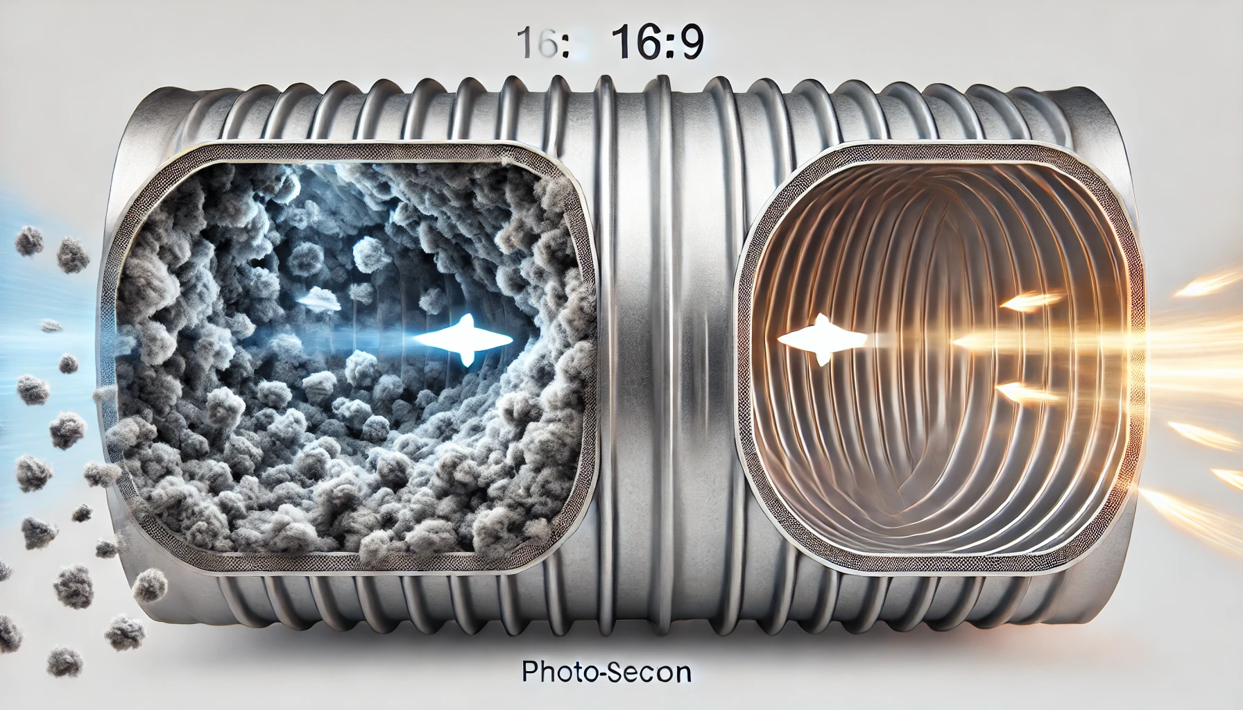 Clean Dryer Vent vs Dirty Dryer Vent